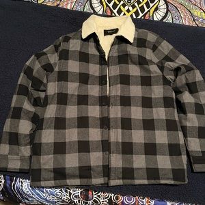Fashionova Men Sherpa Flannel (Small Fit)